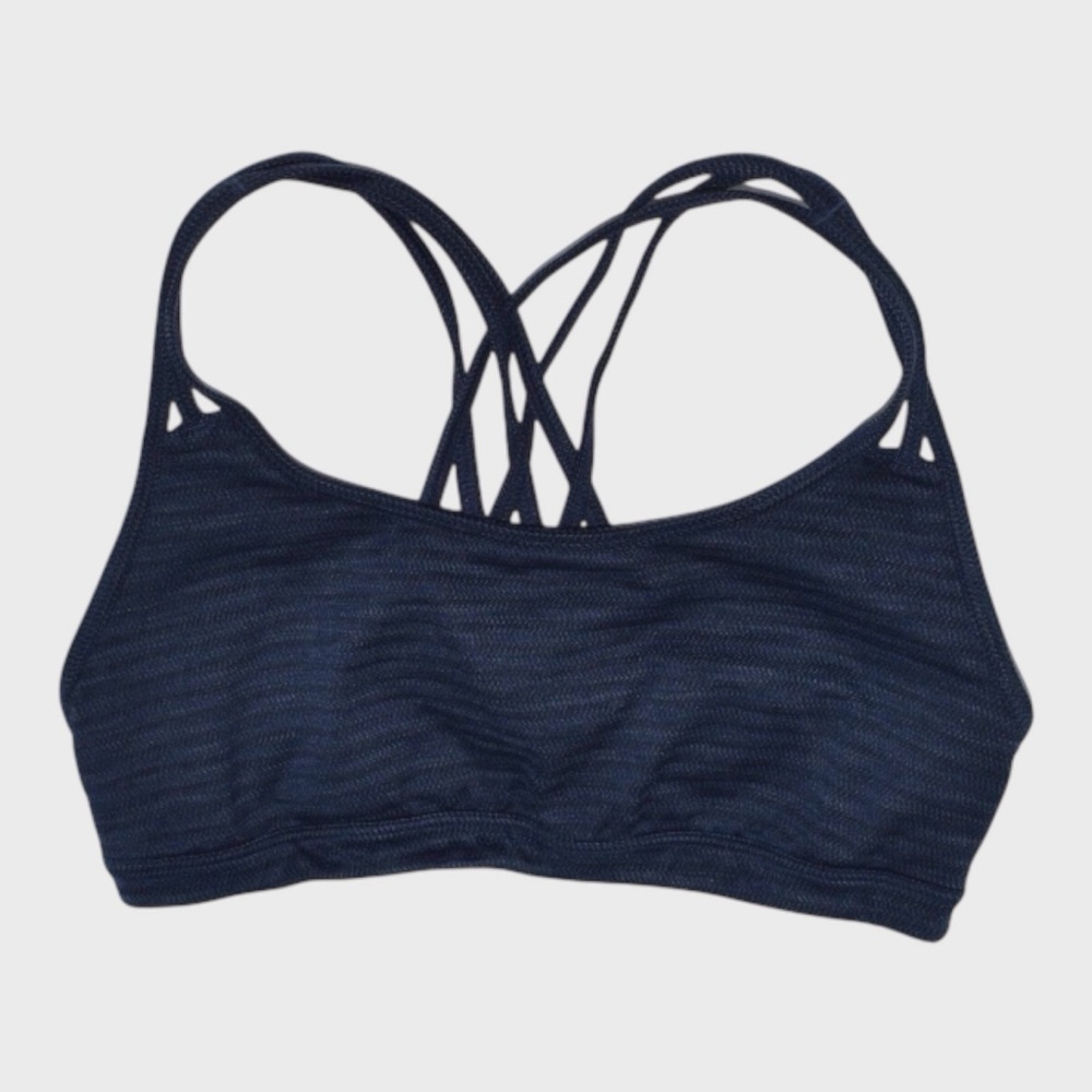 Athleta Jacquard Fully Focused Criss Cross Sports Bra